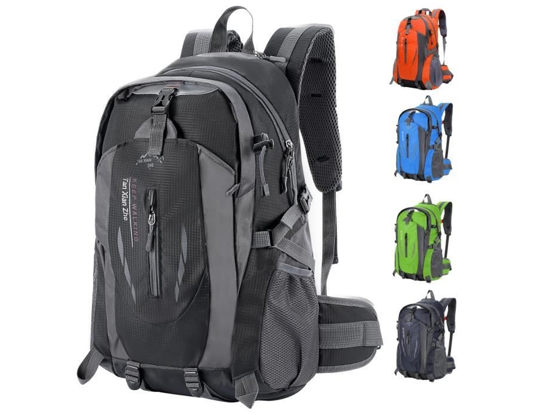 Mochila De Viagem De 40 Litros, Mochila Impermeável Para Caminhadas, Mochila Grande Para Laptop Para Camping Ao Ar Livre