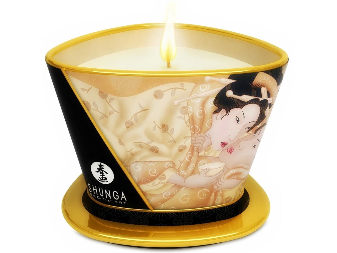 Vela de Massagem SHUNGA CANDLES Mini Caress By Candelight Baunilha (170 ml)