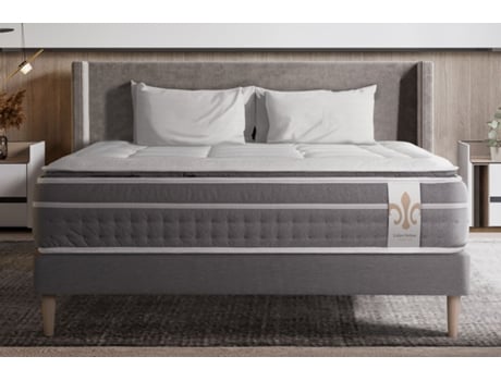 Colchão Base Trente LITIER_DELUXE_TRADITION Espuma com memória Cinzento (160x200cm)