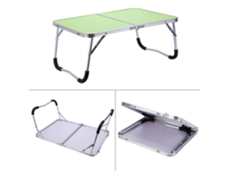Cama De Piquenique Plegável Multifuncional Verde, Mesa Para Notebook E Laptop, Prato