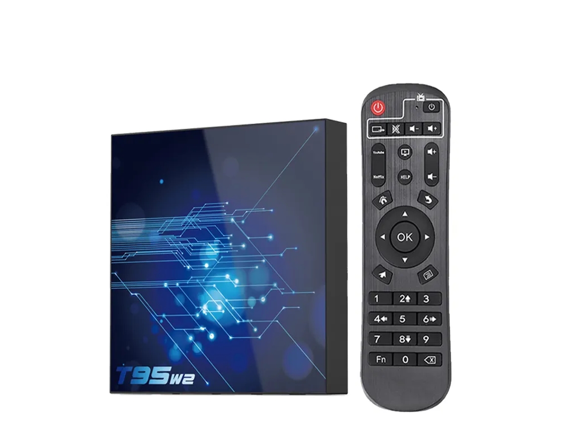 Tv Box T95w2, 2 Gb De Ram/16 Gb De Rom, Wifi Duplo 2.4g 5.8g, Android 11 (preto)