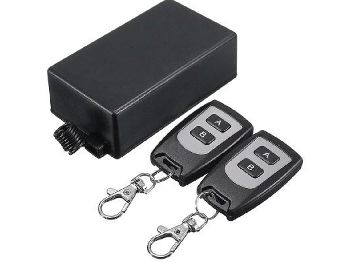 Receptor /Controlador 1 Canal 220V 200 Metros com 2 Comandos Impulso