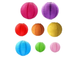 16 Lanternas De Papel Estilo Chinês Para O Ano Novo, Lanternas Decorativas Penduradas Para O Festival Da Primavera Olysi Shop