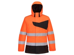 Jaqueta Pw2 High Visibility Inverno / Laranja Preto / M Portwest