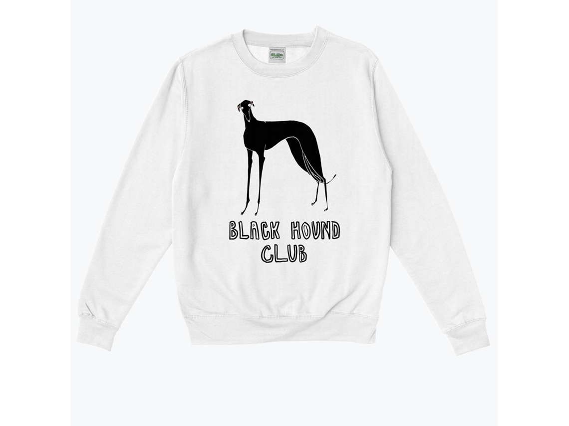 Unisex Black Hound Club Sweatshirt-m