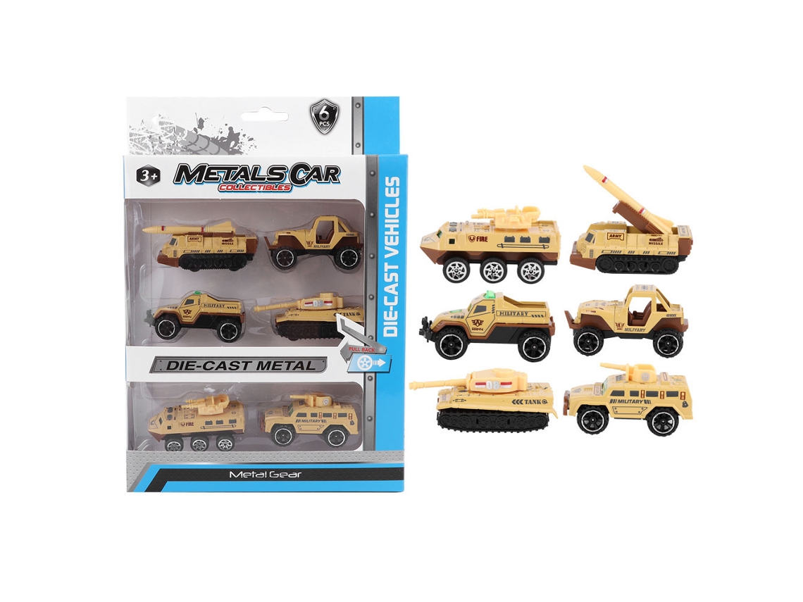 Mali 6pcs Modelo de Carro de Engenharia 1:64 Liga Metálica Brinquedo para Crianças Estilo e Amarelo