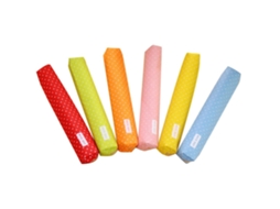 Conjunto De 6 Estojos Pequenos E Finos Para Lápis Com Estampa Bolinhas. Aquaforge