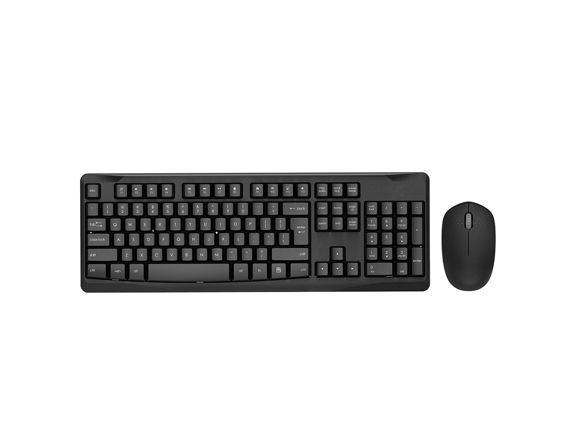 Conjunto de Teclado e Mouse Sem Fio LAXISCREED conexão Sem Fio 2.4g, 104 Teclas À Prova D'água para Escritório