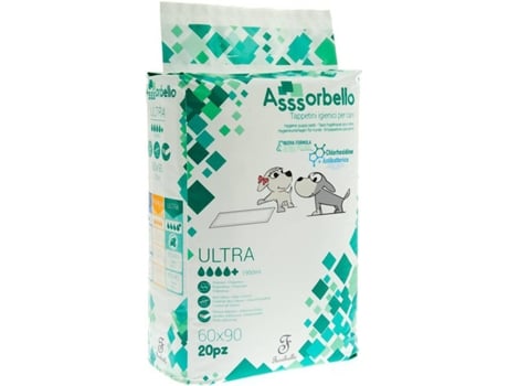 Resguardos Ultra com Clorexidina Assorbello - FERRIBIELLA (Quantidade: 60 X 90 (20 Unidades))