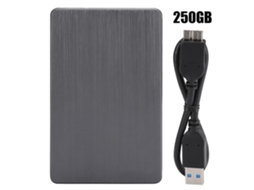 2026zentro-disco Rígido Móvel 2.5 Polegadas Cinza Escuro Usb3.0 Hdd/ssd Para Sata 250gb