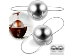 Bolas Resfriamento Café Expresso Aço Inoxidável 2 Unidades BRILVIBERA