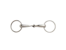 23 Mm Snaffle Grosso Oco de Junta Única Prateado 12.5 Cmsefton