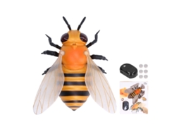 Primerox abelha de Controle Remoto com Corpo Flexível Luz Led Aparência Lifelike para Brincadeiras e Presentes
