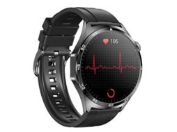 MT300 AMOLED Display Bluetooth Chamada ECG Glicose no Sangue Monitoramento de Saúde Ebike Relógio Esportivo