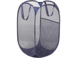 Cesto de Roupa Dobrável com Grande Capacidade e Alças, Feito Poliéster Aço Inoxidável. Saco CHABERLU
