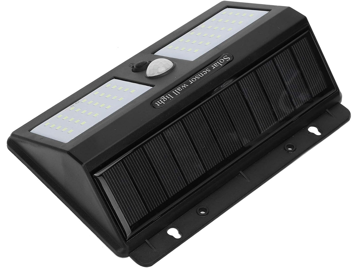 Luminária Solar Com 60 Leds E Sensor Pir - Modelo Prático E Funcional
