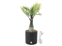 Decoração de Mesa com Palma Artificial Iluminada Led Usb Festas Lar S/MARCA