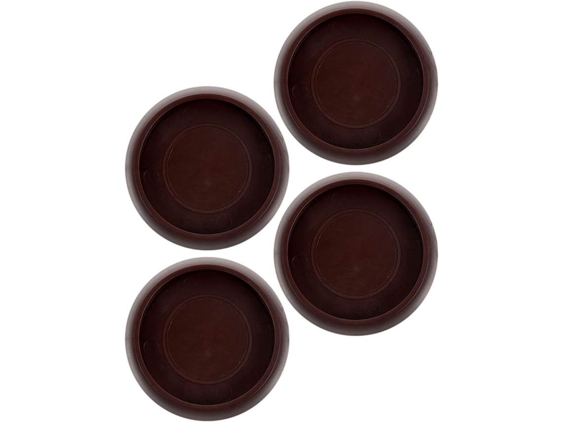 Amosfun Conjunto De 4-protetores Pé Mesa Redondos Plástico Antiderrapantes Com Design Autoadesivo