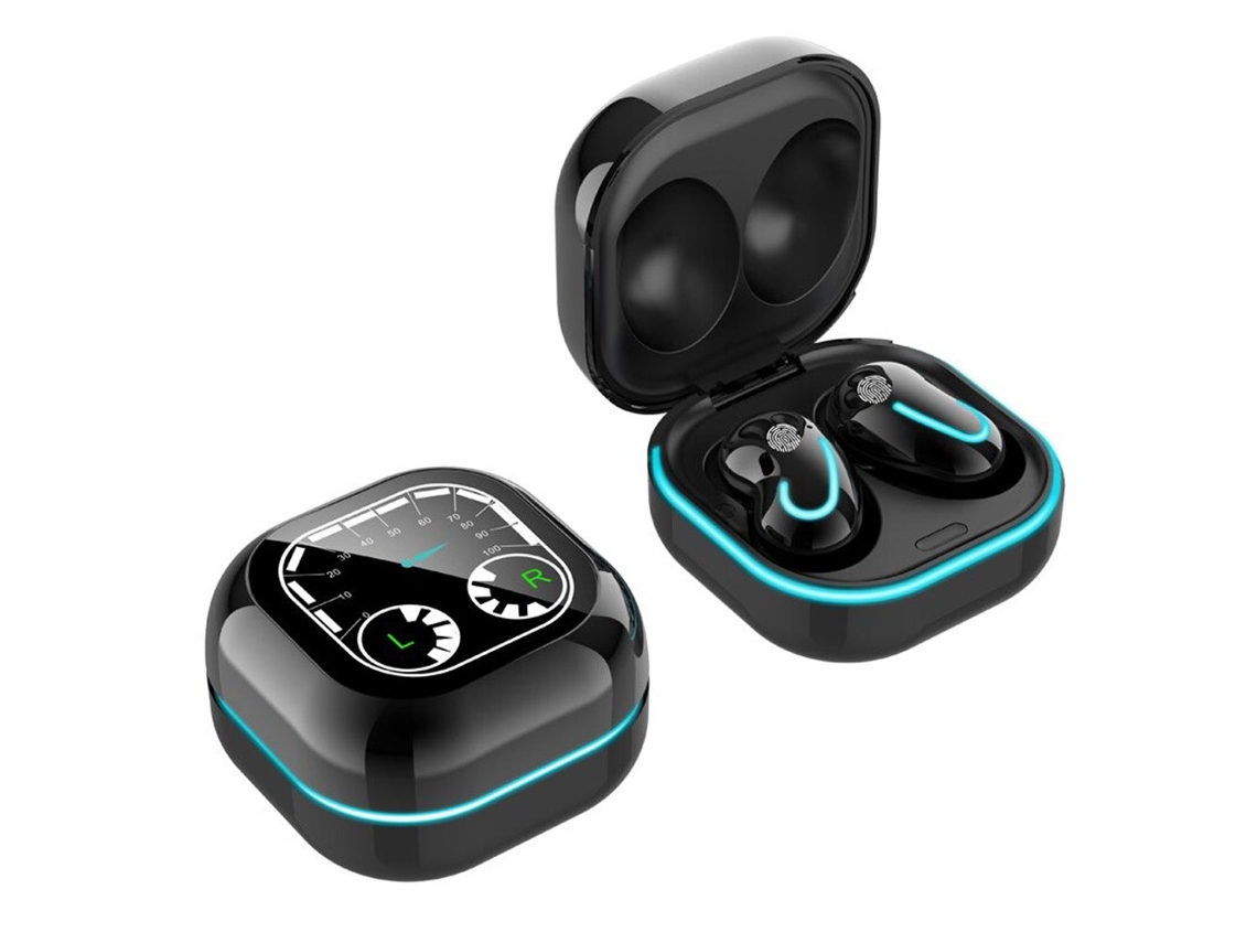 Fones De Ouvido Sem Fio Tws 5.1 Mini Touch Bluetooth Com Estojo De Carregamento Usb - Preto