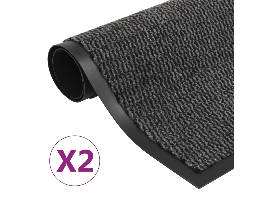 Door Mat, Door Mats Vidaxl Antracite Tecido (90 X 150 Cm)