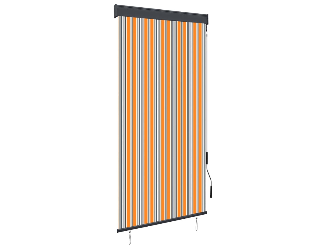 Outdoor Roller Blind, Outdoor Roller Blinds Vidaxl Multicolor Tecido (100 X 250 Cm)