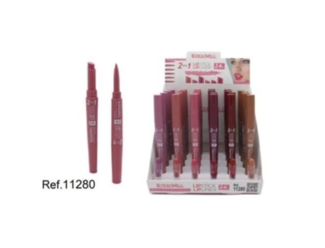 Batom E Delineador Labial 2 Em 1 24h. Leticia Well