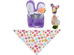 Kit de Patinhos de Jardim com Chapéu e Cachecol, Estátua Divertida de Páscoa para Jardim, 58 Cm, com Chapéu e Cachecol CHABERLU