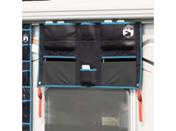 Vidaxl Saco De Armazenamento Preto E Azul 98 X 47 Cm Oxford