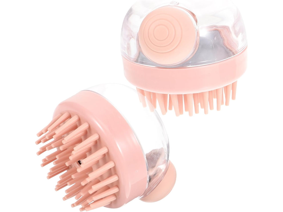 Conjunto De Escova Banho Multifuncional Wooneky Com Cabeça Massagem Para Cuidados O Cabelo E Limpeza Em Casa
