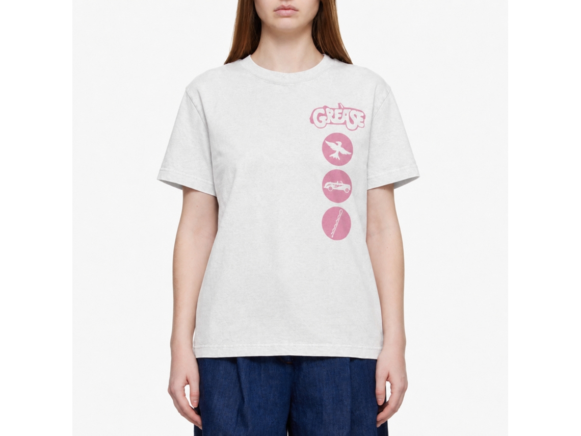 Rockinstone Grease Grease White T-shirt Size:s