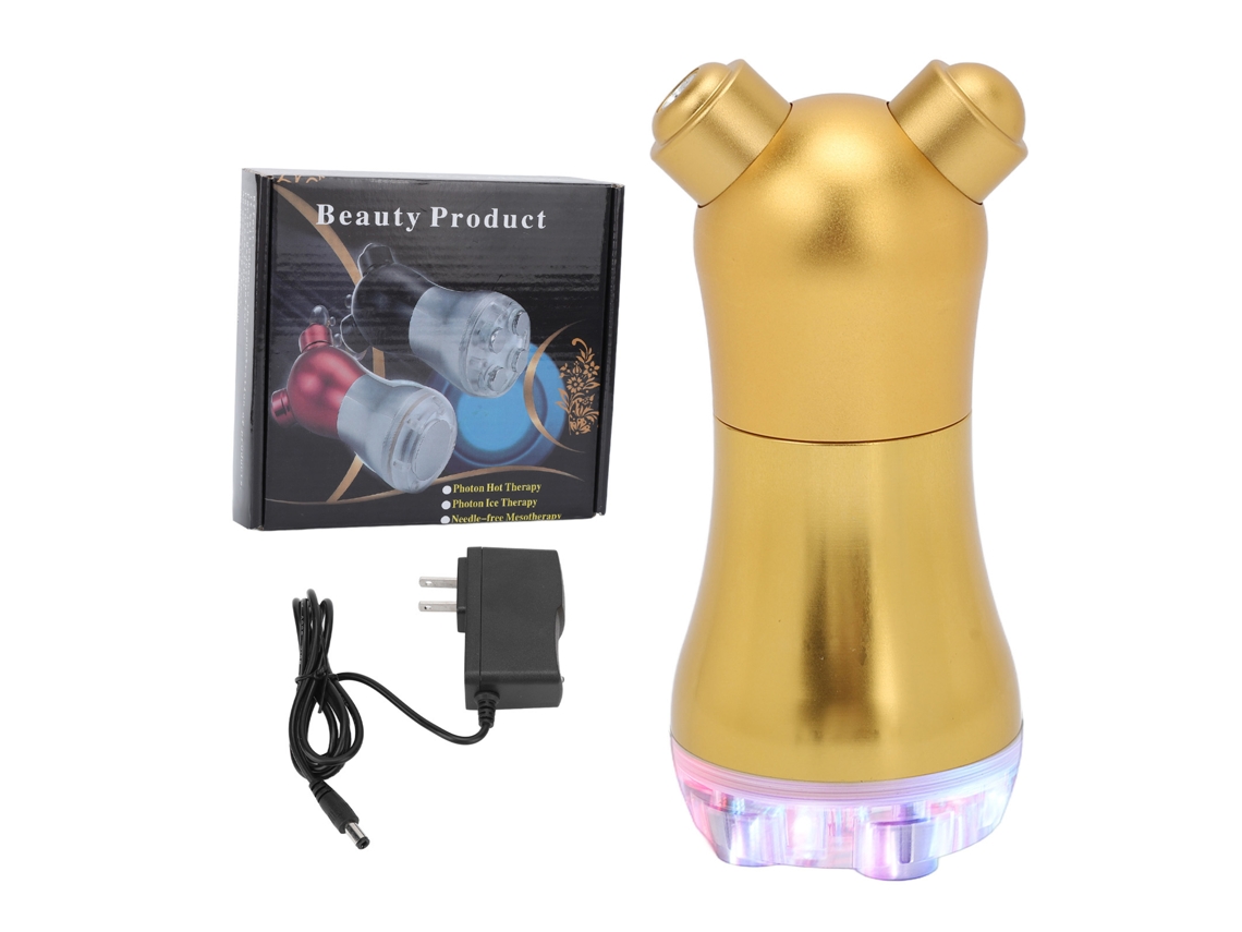 Máquina De Belleza De Radiofrecuencia Con Luz Azul Led, 4 Contactos De Masaje, Lifting Y Tightening Facial, 100-240v, Plug Us