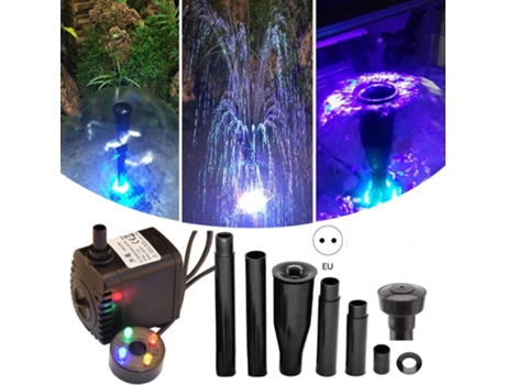 Bomba De Fonte Com Led 8w Para Jardins E Lagos Aiaididiy