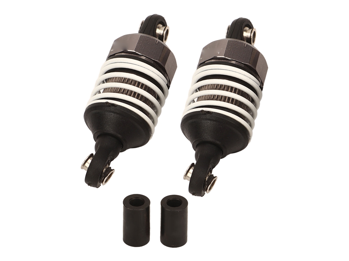 Mali 2pcs Amortecedor de Carro Rc de Liga de Alumínio para Zd Racing 1/16 S16 Ex16 Cor Titânio