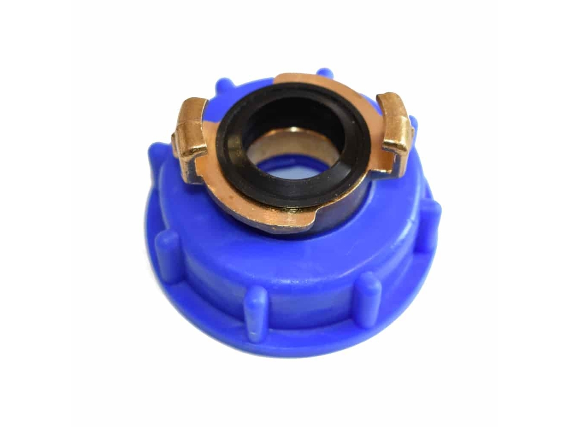 Adaptador Ibc S60x6 1'' Fêmea Interna + 1'' Macho Rosca Fêmea 40 Mm