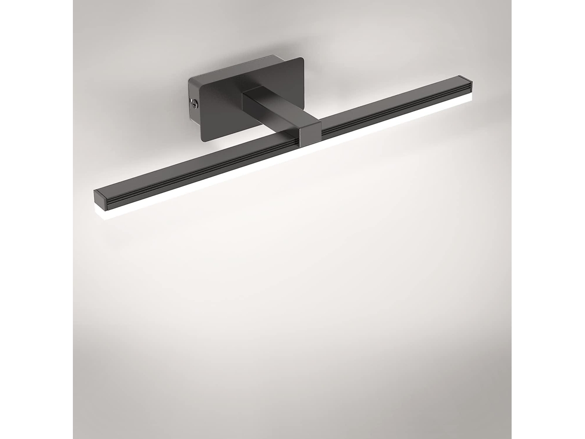 Luminária de Parede Led para Banheiro Modelo 7850/40Cm/9W Cor Preta Luz Neutra