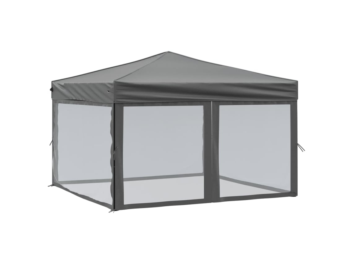 Tenda para festas VIDAXL Antracite Tecido (3x3 m)