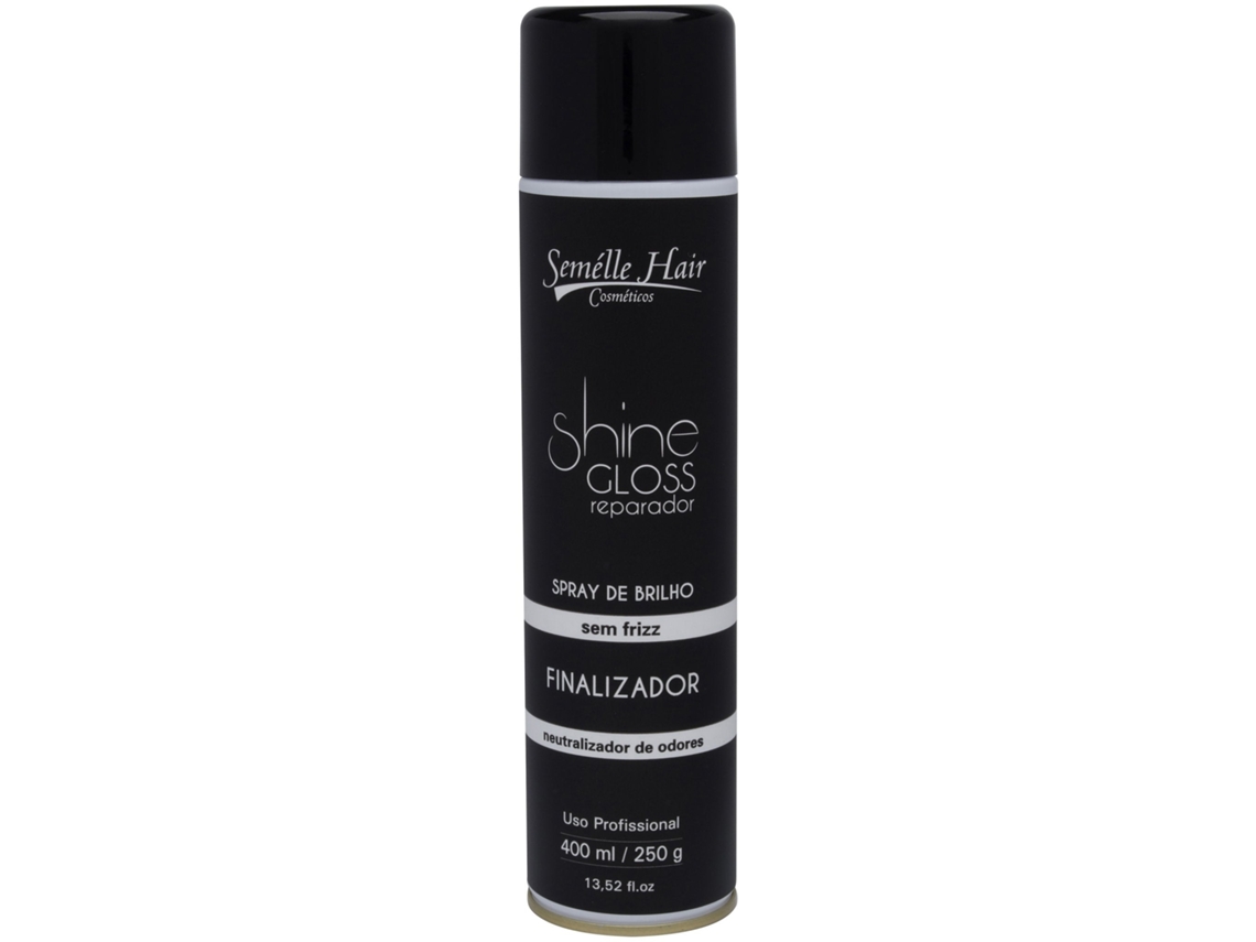 Shine Gloss Spray De Brilho 400ml Semélle Hair Cosméticos