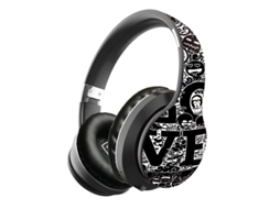 Auscultadores Bluetooth TRUMSEN B1Over Ear Preto e Prata