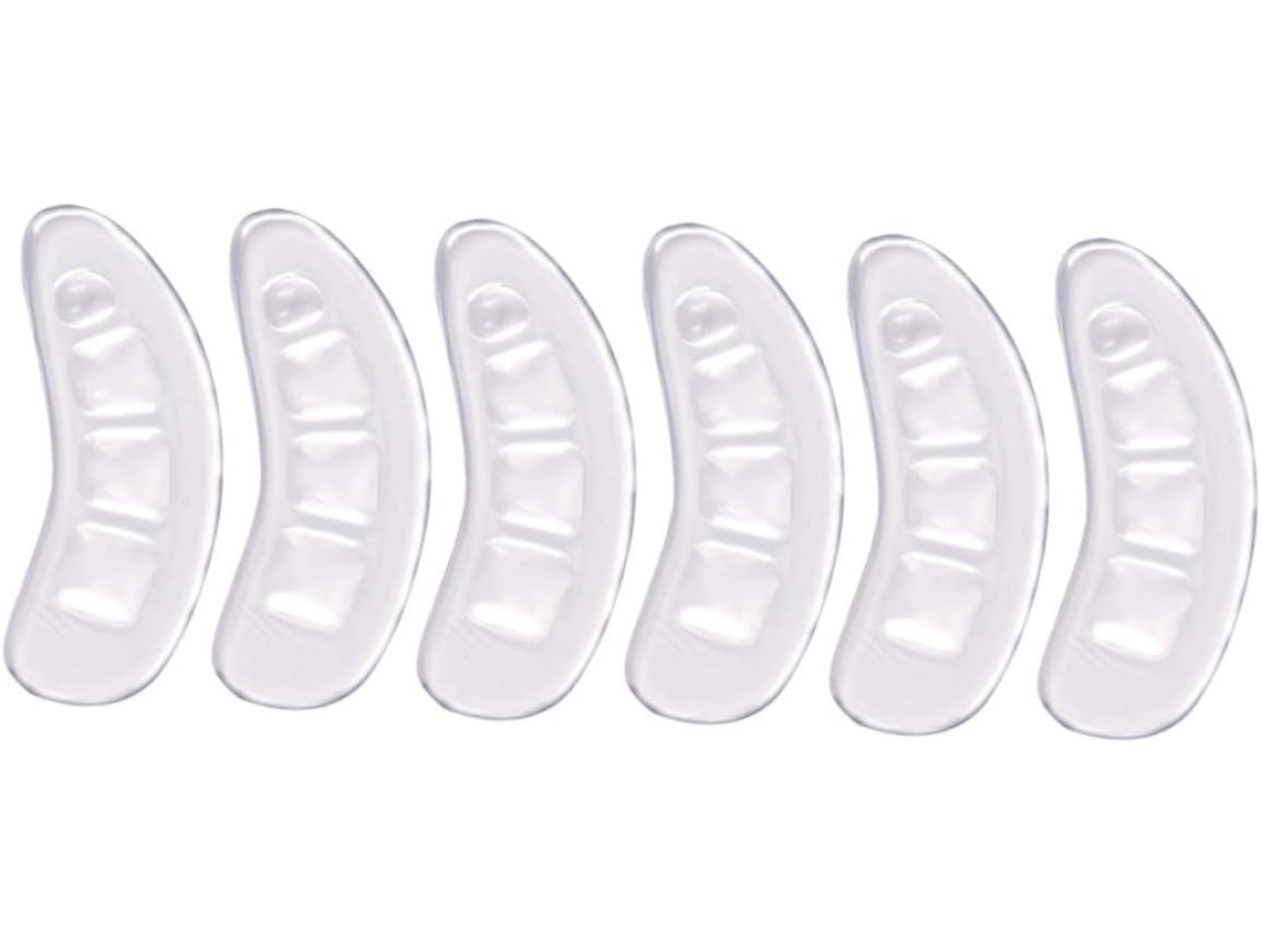 3 Pares De Protetores Calcanhar Antifricção Para Mulheres, Almofadas De Gel Autoadesivas Transparentes Para Calcanhares