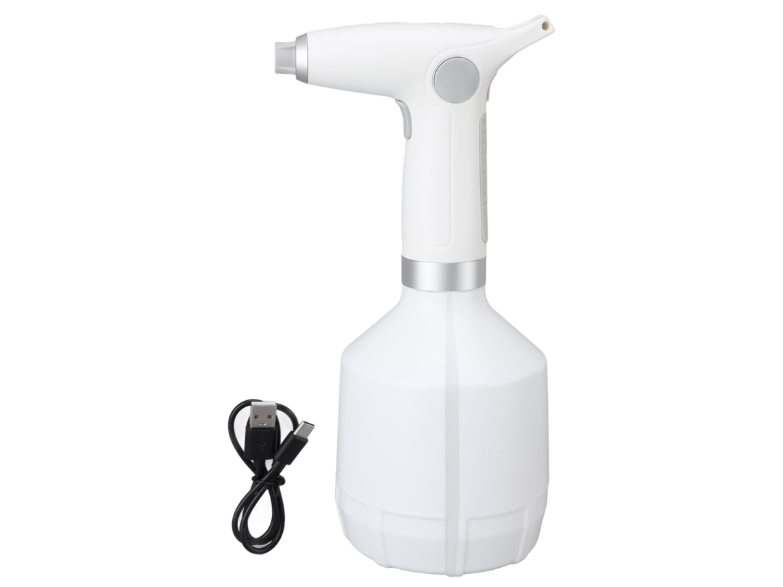 Spray Eletrônico Recarregável 1l Com Bico Ajustável Para Jardim