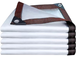 Clear Tarps With Grommets, Heavy Duty Transparent Tarpaulin With Reinforced, Clear Tarps For Outdoor Porches Transparent
