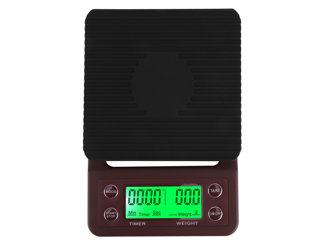 Balança de Cozinha AQUAFORGE com Temporizador, Alta Precisão, Visor LCD