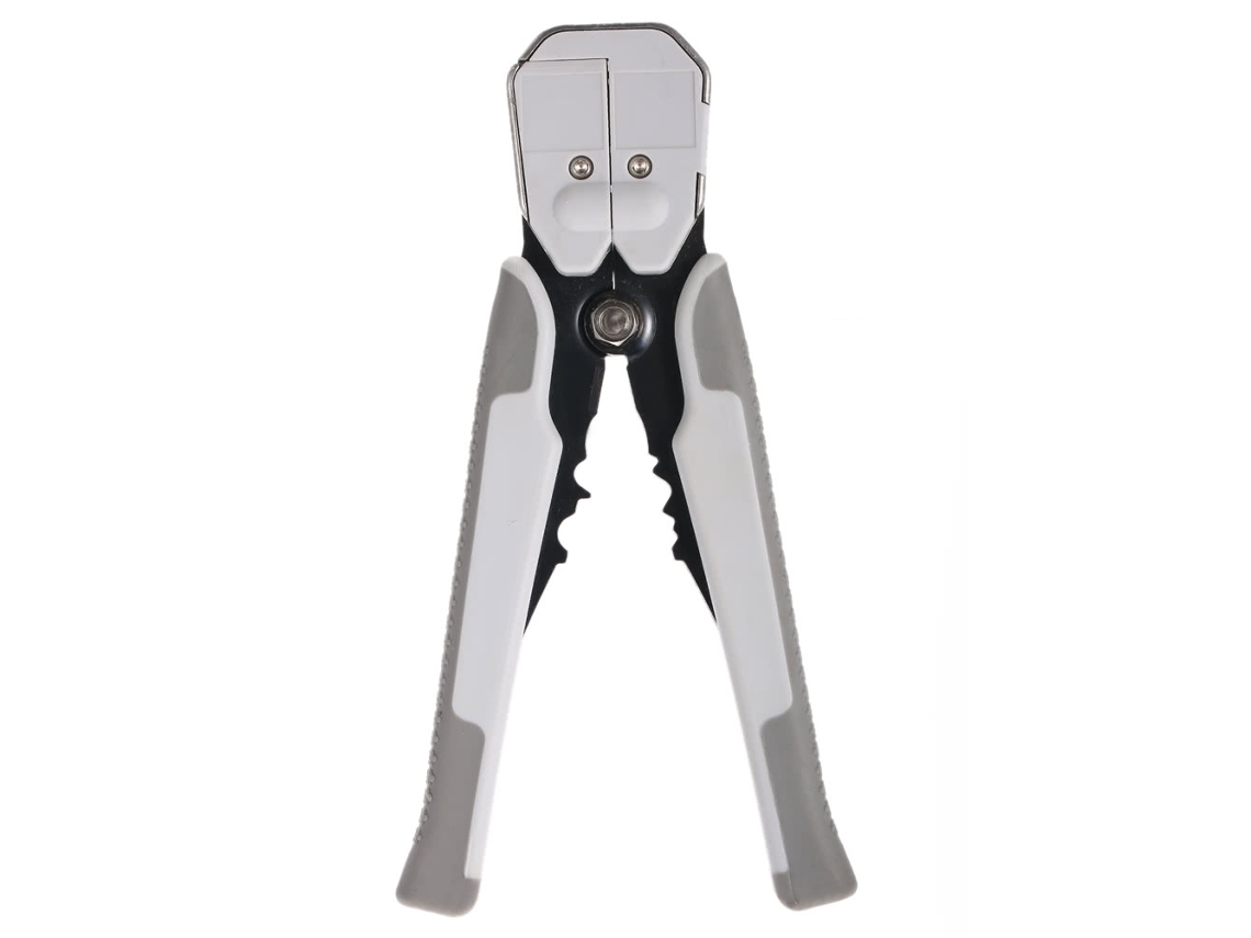 Multifuncional Automático Ajustável Cabo Fio Stripper Cortador Ferramenta de Friso Alicate Descascamento Cinza