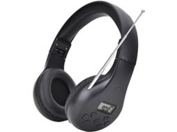 Fones De Ouvido Pessoais Com Rádio Fm, Função De Memória Canais E Design Dobrável Modelo Supra Auricular Em Plástico