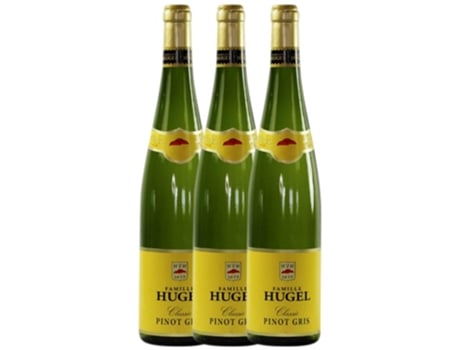 Vinho HUGEL & FILS Hugel & Fils Classic Pinot Cinza Alsace (0.75 L - 3 unidades)