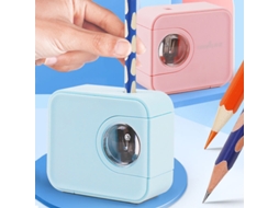 Apontador elétrico, material escolar e de escritório, diversão para crianças, apontador colorido Slowmoose