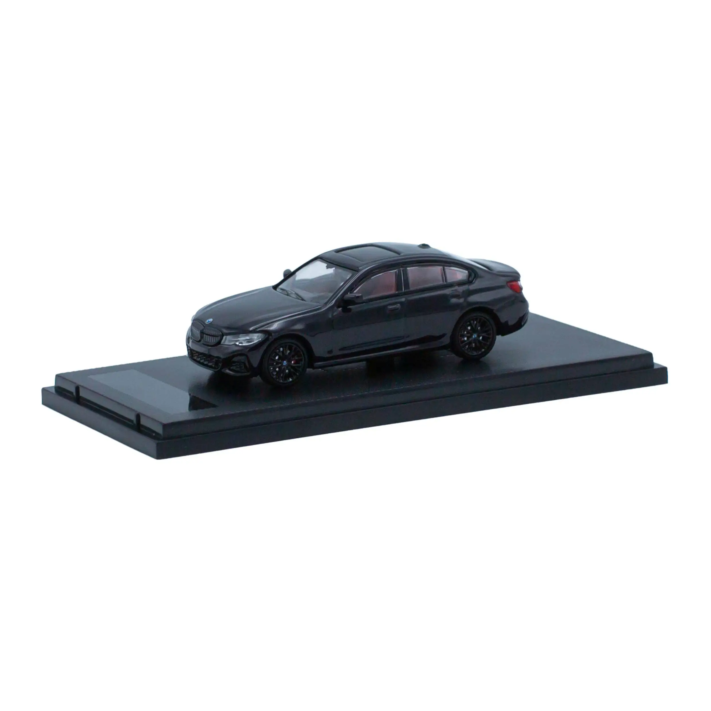 (preto) Miniatura De Carro Bmw Série 3 G20 Em Liga Metálica, Escala 1:64.
