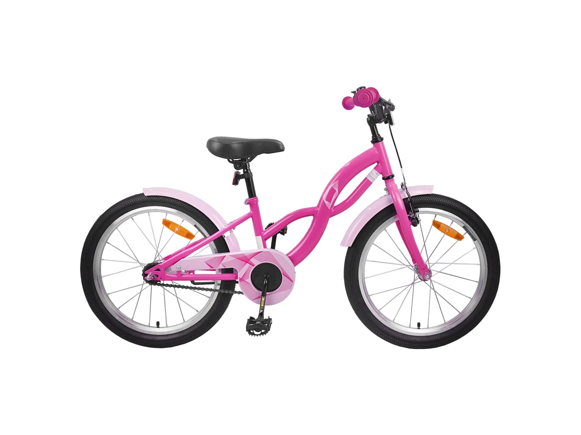 Bicicleta Infantil Vidaxl Rosa Aço (137 X 54 X 79 Cm)