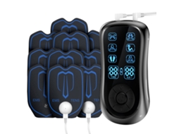 Mini Massageador Elétrico Profissional de Estimulação Muscular Tens para o Corpo Todo com 6 Modos de Funcionamento. MDUG (dez Eletrodos)