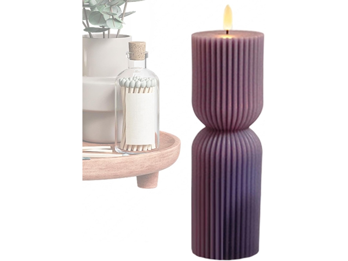 Vela Led Decorativa Sem Chama, Para Mesa, Festas E Ambientes